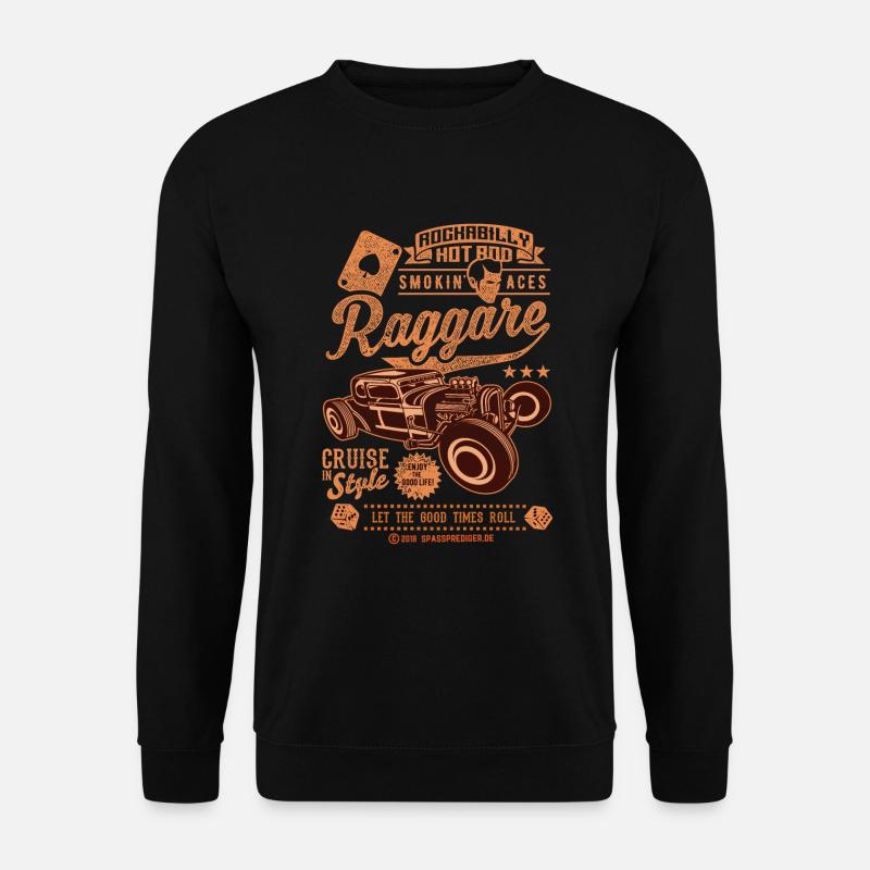 Ragger Collage T-Shirts - Unisex Pullover - Schwarz