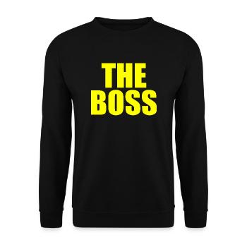 The boss - Sweat-shirt Unisexe - noir - Devant - Alina (178cm) & Michal (187cm)