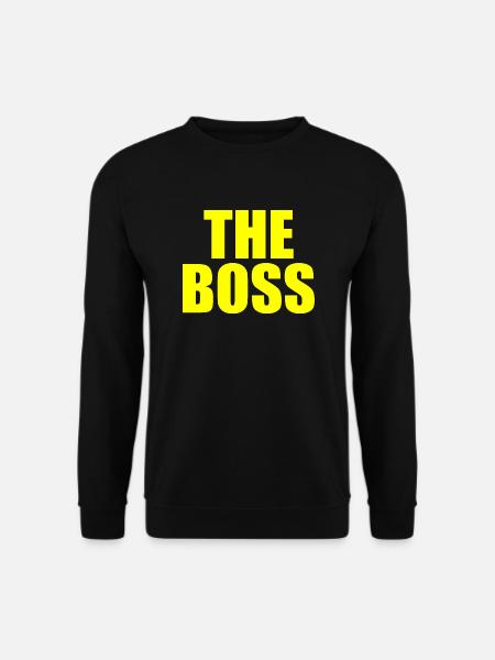 The boss - Sweat-shirt Unisexe - noir