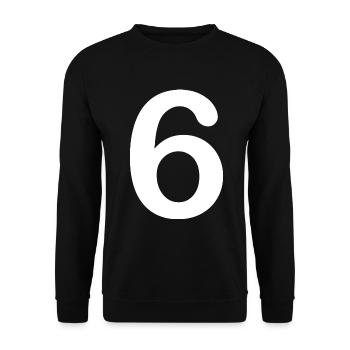 6 - Unisex Pullover - Schwarz - Vorne - Alina (178cm) & Michal (187cm)