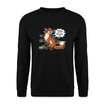 Out of Motivation - Unisex Pullover - Schwarz - Vorne - Alina (178cm) & Michal (187cm)