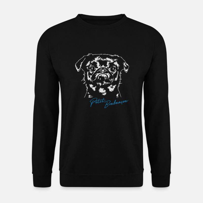 PETIT BRABANCON Hund Hunde Wilsigns - Unisex Pullover - Schwarz