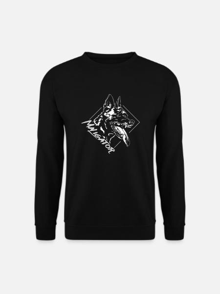BELGIAN MALINOIS Maligator Sport canin Wilsigns - Sweat-shirt Unisexe - noir