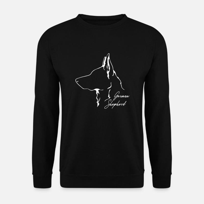 GERMAN SHEPHERD Hunde Hund Hundesport Wilsigns - Unisex Pullover - Schwarz