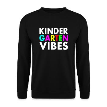 kindergarten vibes - Sweat-shirt Unisexe - noir - Devant - Alina (178cm) & Michal (187cm)