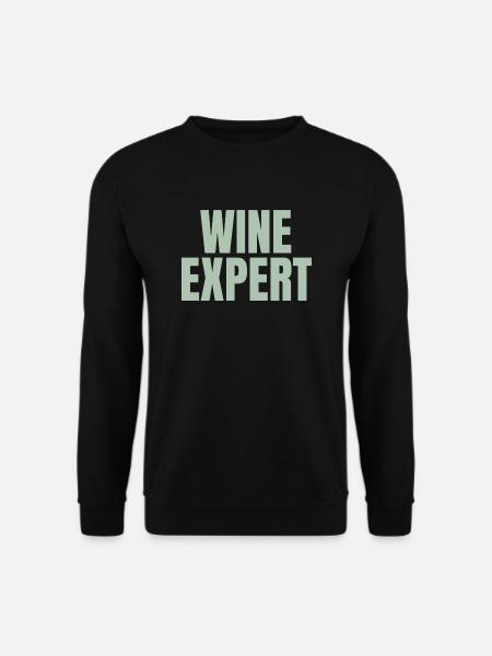 Wine expert - Unisex Sweatshirt - black