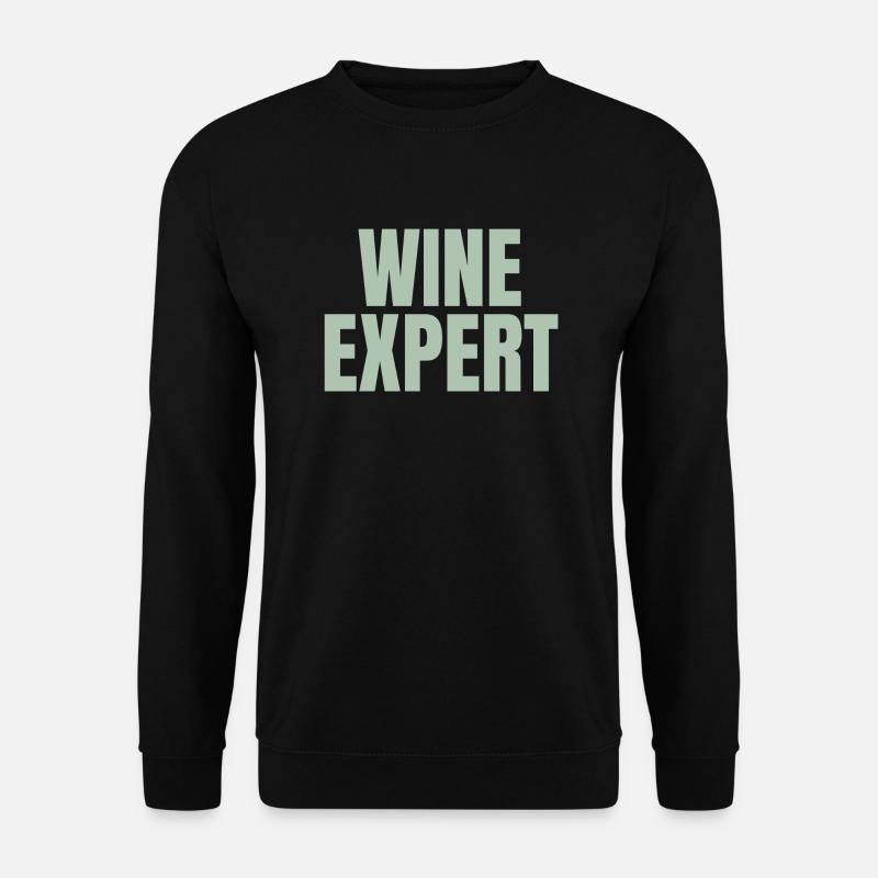 Wine expert - Unisex Sweatshirt - black