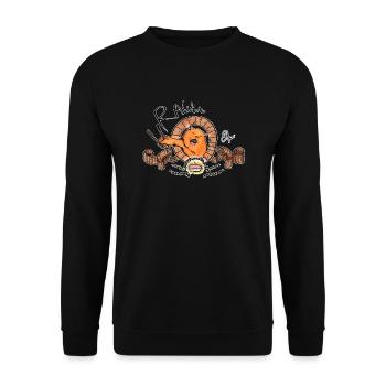 Sushi lover - Unisex Sweatshirt - black - Front - Alina (178cm) & Michal (187cm)
