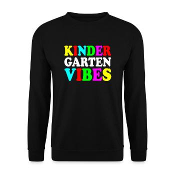 kindergarten vibes - Sweat-shirt Unisexe - noir - Devant - Alina (178cm) & Michal (187cm)