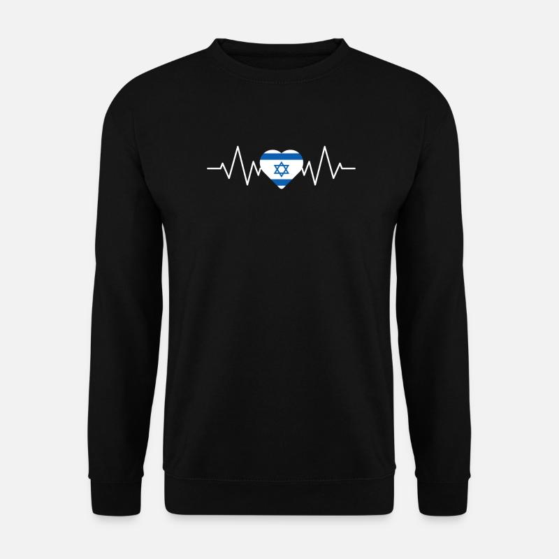 Israel Pulse - Unisex Sweatshirt - black