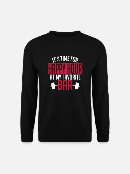 it's time for happy hour at my favorite bar A 2c - Unisex Pullover - Schwarz