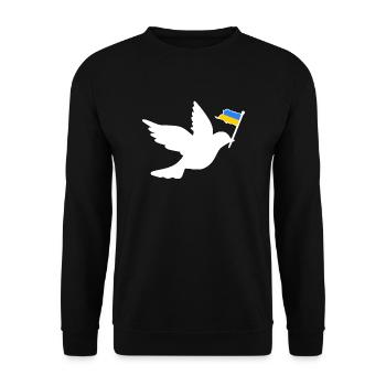 Ukraine - Unisex Sweatshirt - black - Front - Alina (178cm) & Michal (187cm)