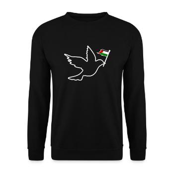 Free palestine - Sweat-shirt Unisexe - noir - Devant - Alina (178cm) & Michal (187cm)