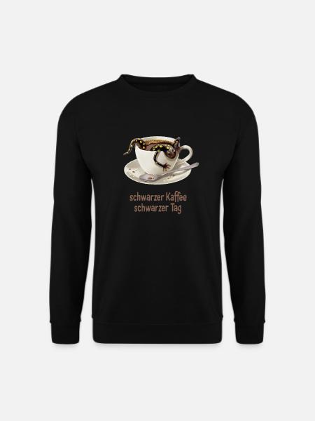 Kaffee-Salamander 1 - Unisex Pullover - Schwarz