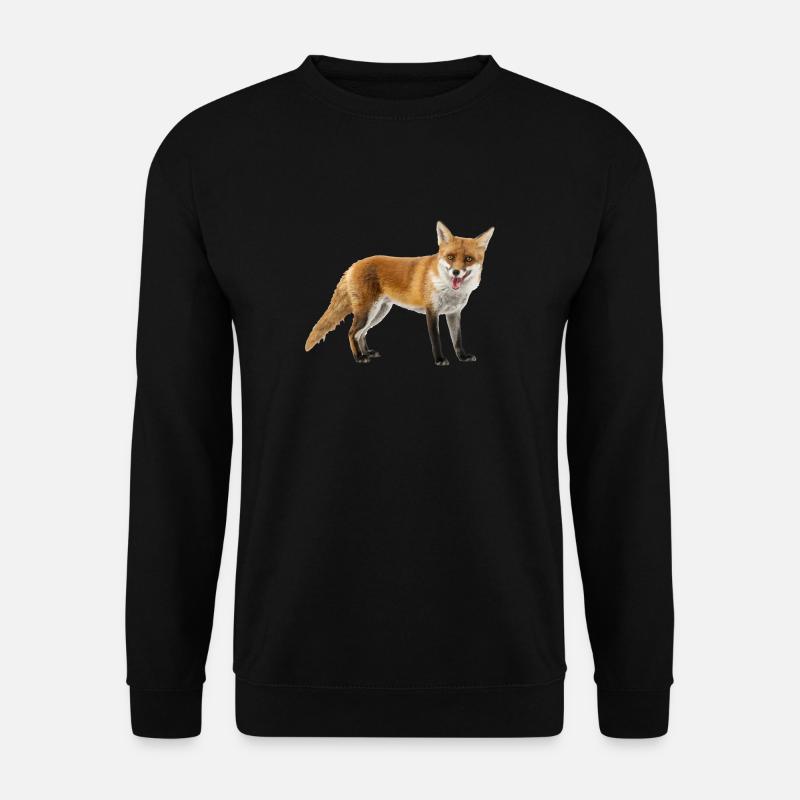Fox - Unisex Sweatshirt - black