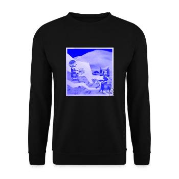 TV-STAR 3 - Unisex Pullover - Schwarz - Vorne - Alina (178cm) & Michal (187cm)