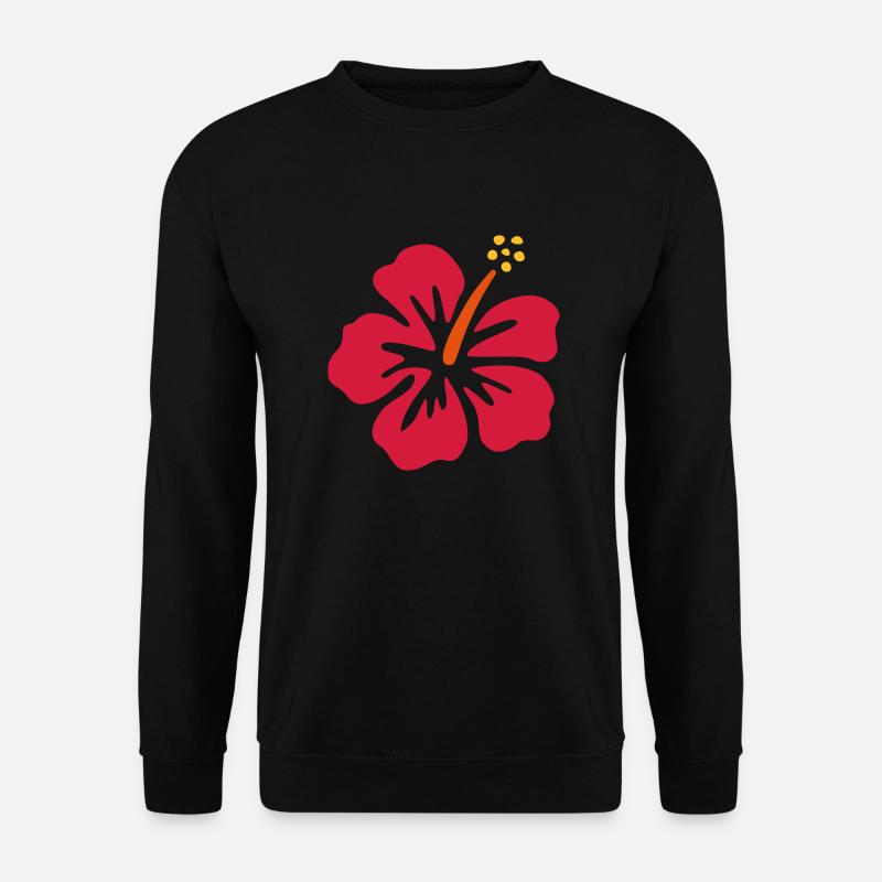Hibiscus - Unisextröja - svart