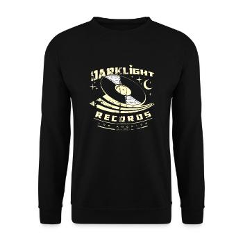 Darklight Records - Unisex Pullover - Schwarz - Vorne - Alina (178cm) & Michal (187cm)