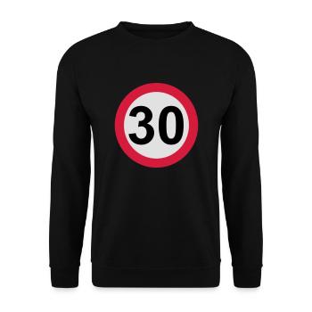 30 - Sweat-shirt Unisexe - noir - Devant - Alina (178cm) & Michal (187cm)