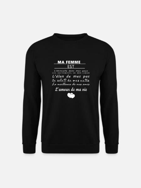 Ma femme - Sweat-shirt Unisexe - noir
