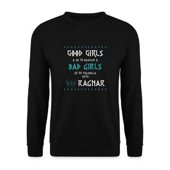 Bad Girls - Unisex Sweatshirt - black - Front - Alina (178cm) & Michal (187cm)