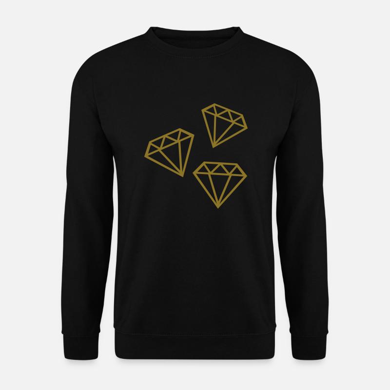 Diamonds - Unisex Sweatshirt - black