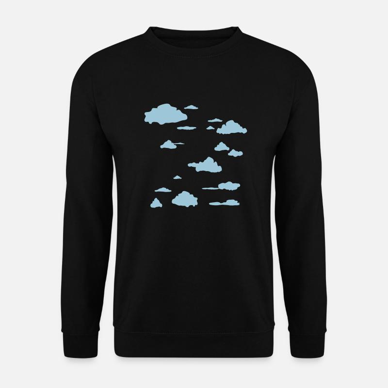 Wolken - Unisex Pullover - Schwarz