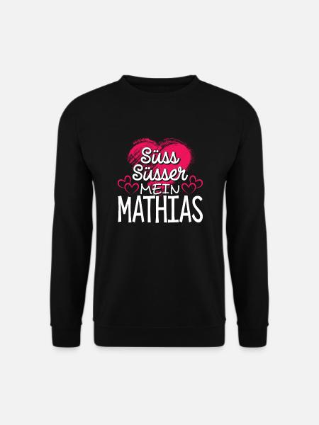 MATHIAS - süss - Unisex Pullover - Schwarz