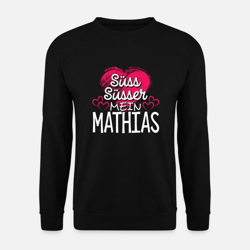 MATHIAS - süss - Unisex Pullover - Schwarz