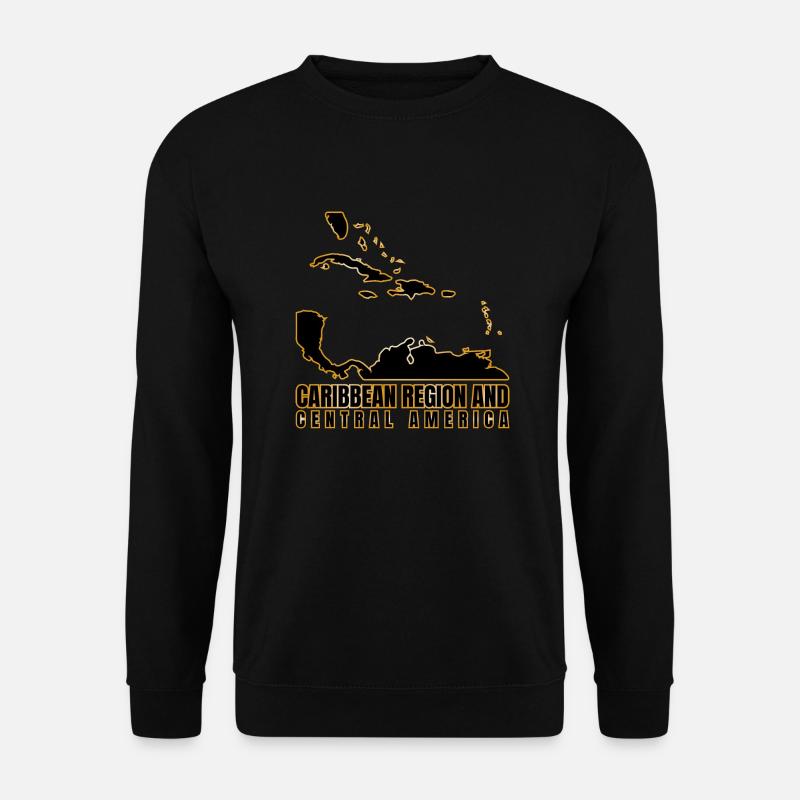 Caribbean Region And Central America - Unisex Pullover - Schwarz