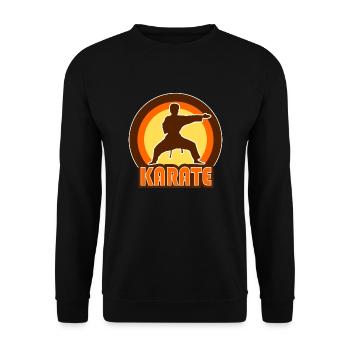 Karaté - Sweat-shirt Unisexe - noir - Devant - Alina (178cm) & Michal (187cm)