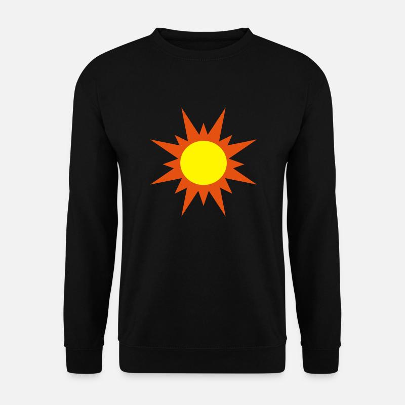 Sonne - Unisex Pullover - Schwarz
