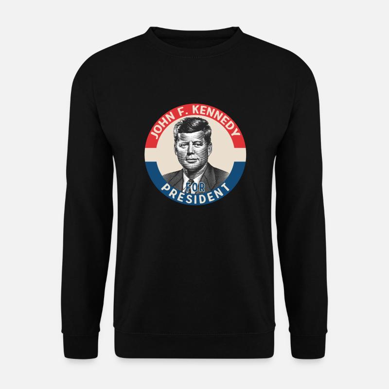 Kennedy für den Präsidenten - Unisex Pullover - Schwarz