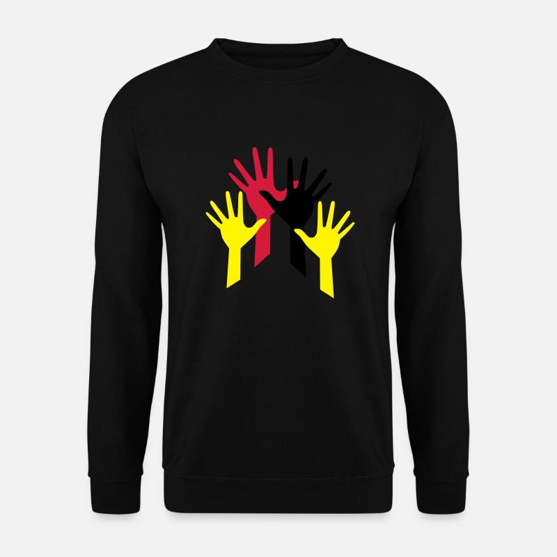 haende - Unisex Pullover - Schwarz