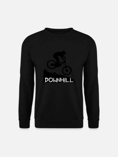 Downhill biking - Unisex Sweatshirt - black