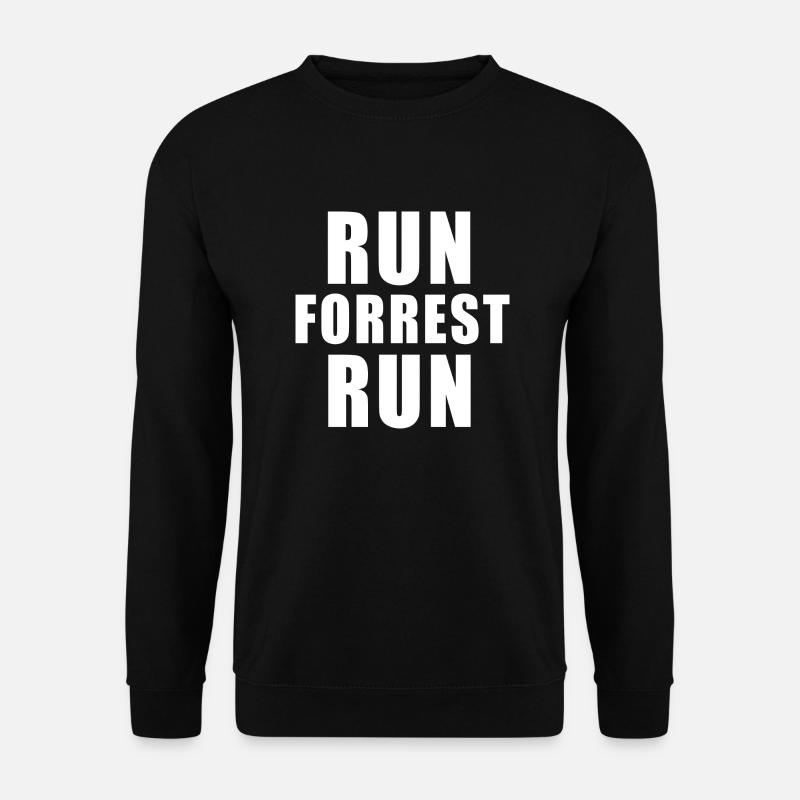 RUN FORREST RUN - Unisex Sweatshirt - black