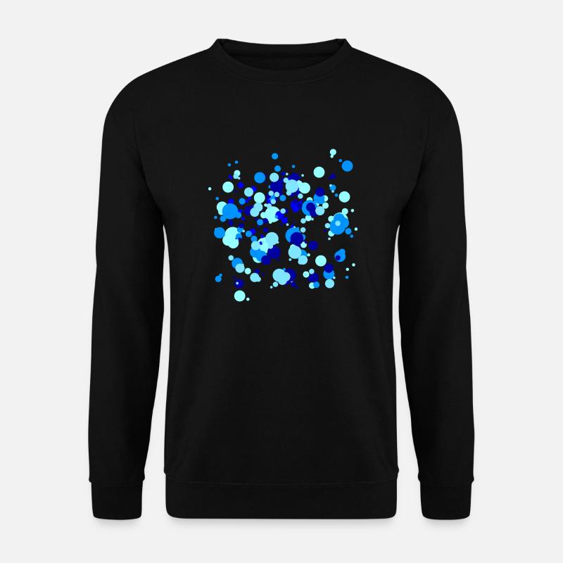 Blue dots - Unisex Sweatshirt - black