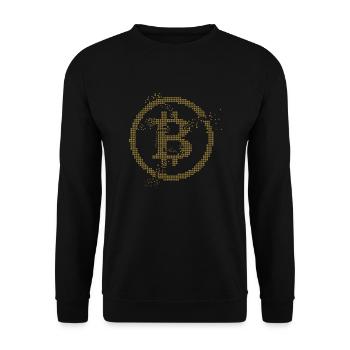 Bitcoin - Sweat-shirt Unisexe - noir - Devant - Alina (178cm) & Michal (187cm)