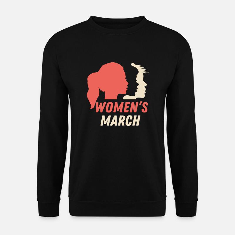 WOMEN'S MARCH - Unisex Pullover - Schwarz