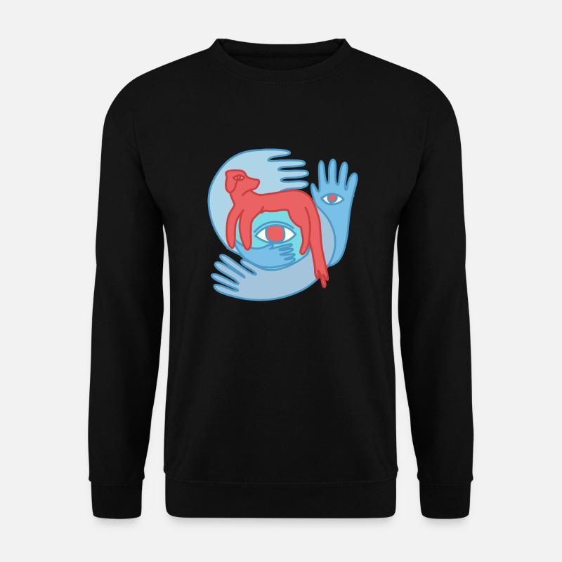 Handface - Unisex Pullover - Schwarz