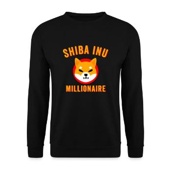 Shiba Inu Token - Shiba inu coin, shib coin, shib - Unisex Sweatshirt - black - Front - Alina (178cm) & Michal (187cm)
