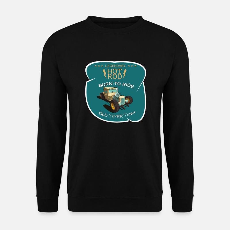 Oldtimer Hot Rod - Unisex Pullover - Schwarz