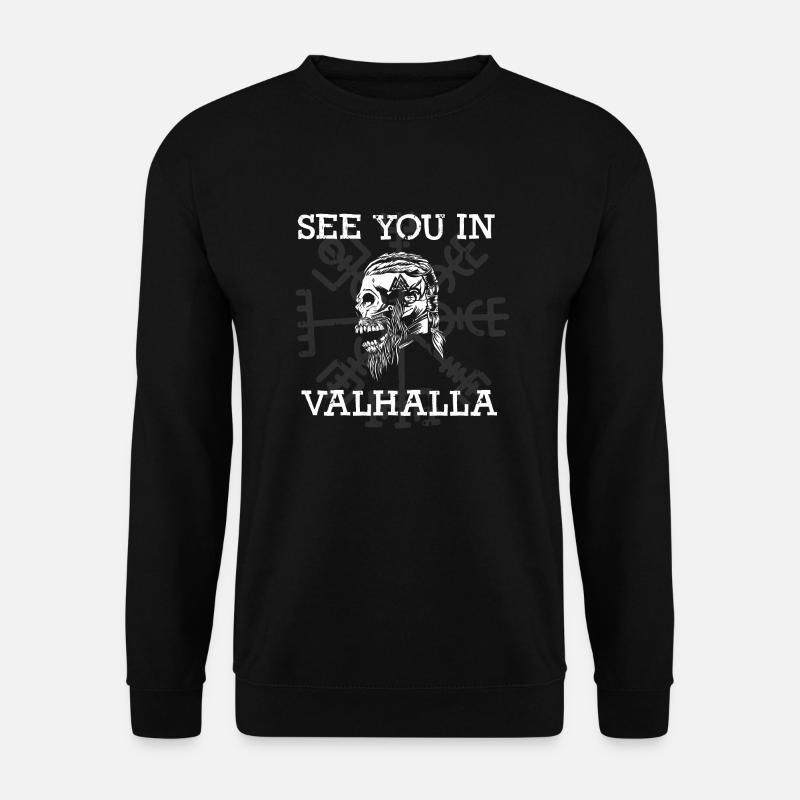 Rendez-vous à Vallhalla Compass Vikings - Sweat-shirt Unisexe - noir