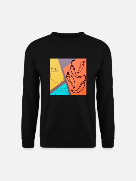 Apple Pepperoni Chili - Unisex Sweatshirt - black