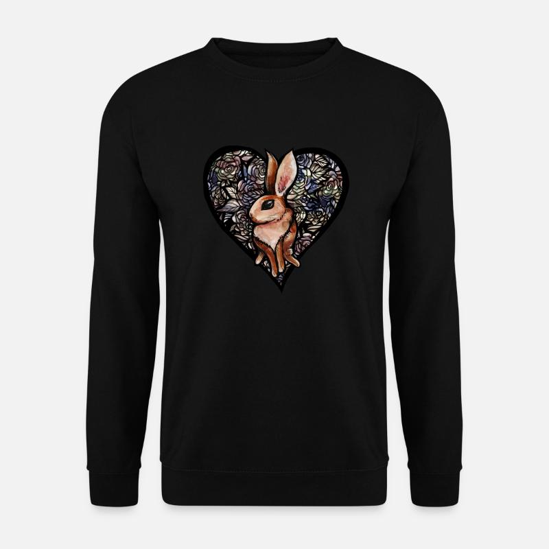 Rabbit - Unisex Sweatshirt - black