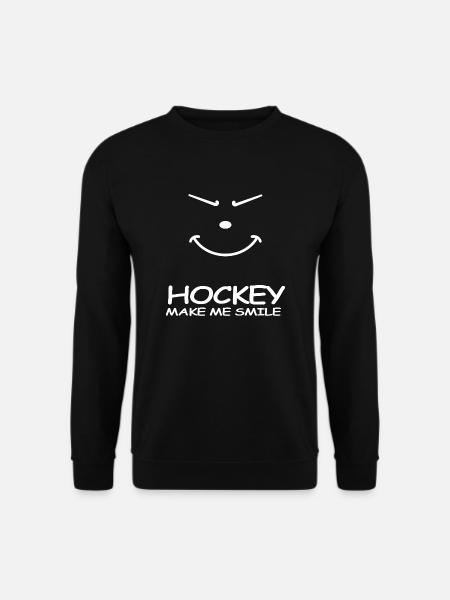 hockey feldhockey hockeyzone hockey-smile - Unisex Pullover - Schwarz