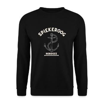 Spiekeroog - Unisex Pullover - Schwarz - Vorne - Alina (178cm) & Michal (187cm)
