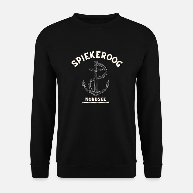 Spiekeroog - Unisex Pullover - Schwarz