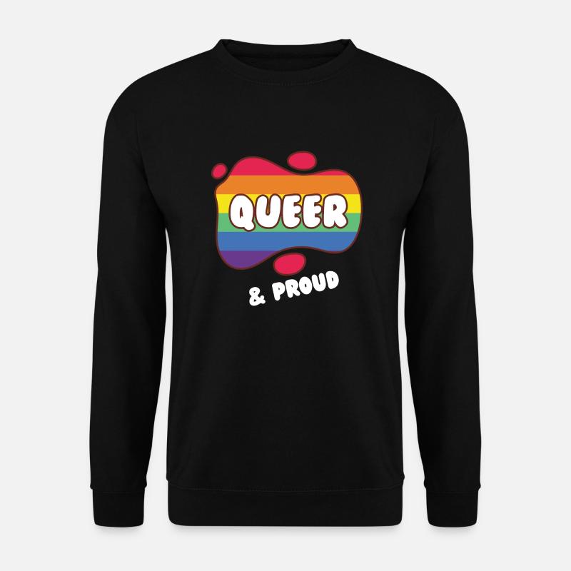 Queer und stolz - Unisex Pullover - Schwarz