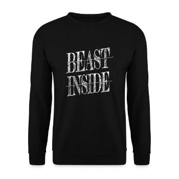 quote hobbies movies disc brake joke volleyball - Unisex Pullover - Schwarz - Vorne - Alina (178cm) & Michal (187cm)